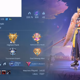 [IOS/ANDROID] CEL LVL 109 | 131 HEROES | 417 SKINS | EXALTED 2 | LUNOX LEGEND - LANCE KISHIN - CHOU KOF - TERRY PAQUITO  - Image 6