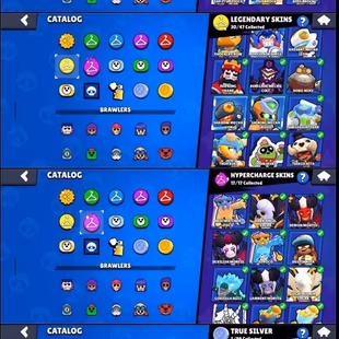 👑 570 SKINS KING FRANK ALIEN FAME ALL BRAWLERS HYPER 101K TROPHIES 1269 PINS MASTERS OLD BP SKINS 2 PRESTIGE 36 BUFFIES - Image 7