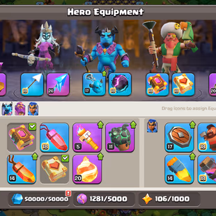 167 | SUPER CHEAP | [ 2x hero max ] Th18 close max | good troops strong defence | heros-100-105-69-75-55 - Image 8