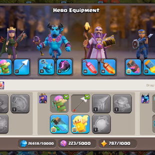 💥XP 222!TH 17 STANDARD!HEROS:71-75-62-64-34💥NC YES!ALL DARK BLUE WALLS!VERY STRONG DEFENCE!GOOD TROOPS!FULL MAX BH  - Image 6