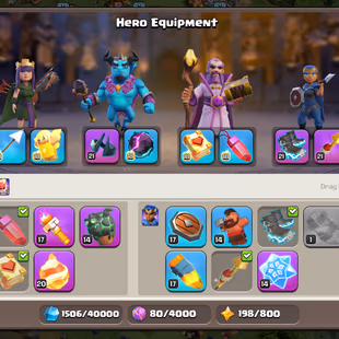 TH14 FULL MAX || FREE NAME CHANGE || VERY GOOD EQUIPMENTS|| 3.1K GEMS || OP ACCOUNT || CHECK IMAGES || INSTANT DELIVERY  - Image 6