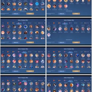 [IOS/ANDROID] CEL LVL 124 | 130 HEROES | 644 SKINS | LUXURY WORLD COLLECTOR | 3 LEGEND - 6 COLLECTOR WITH LING - JJK -  - Image 4