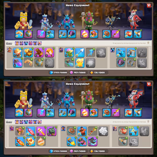 🔥TH-17 NEAR MAX🔥XP-214! 10X HIGH LVL EPIC EQUIPMENTS! HEROES:-66-98-51-54-46-1! 10X PETS! MAX DEFENSE! FAST DELIVERY - Image 5
