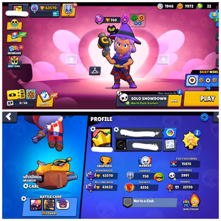 RAREST SKINS WITCH SHELLY / TRIXIE COLETTE / POCO STAR / JET SKY JACKY | 63.5K TROPHY | 92 MAX [ 49 HYPERCHARGED ]  - Image 3