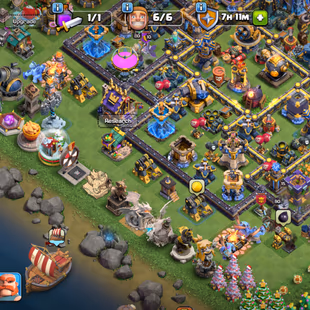 35000-GEM! RARE-STATUS 75! TH18 CLOSE MAX! NC-500! XP-245 ALL STATUS PAID AND RARE! HEROES 90-105-78-80-55-8! BASE MAX - Image 8