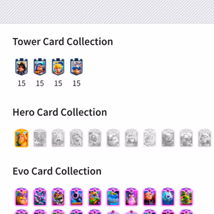 21600-GEM! XP-66! 1 HEROES |! 25 EVO 38 LVL15 93 LVL14 |! NC FREE! MANY OLD EMOTE AND 206 EMOTE COLL |! 18 TOWER SKIN - Image 3