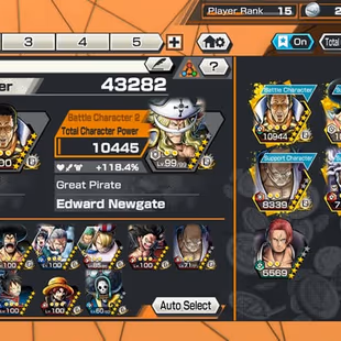 [3969][IOS+ANDROID] 4 EX - Kizaru + Whitebeard + Shanks + Nusjuro, support 118, Good Medal - Image 6