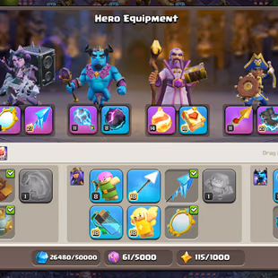 🔥Scenery Account🔥 || Th18 || High Epic Equipment || Heroes 77-85-64-75-46 || 6 Builders || Low Nc || Cheapest - Image 4