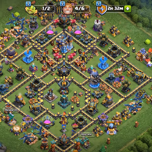 🔥TH 18 NEAR MAX🔥AQ 95 BK 88 GW 65 MP 62 RC 50 || 5 EPIC EQUIPMENT MAX || NC 500 || GOOD BUILDER BASE || 5 SKIN - Image 2