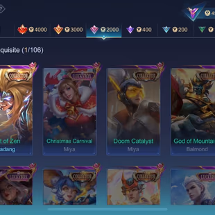 BEST SMURF🔥196 SKINS - Fanny AOT-Thamuz Nexus Sea-Colector Badang-Acces Full - Image 4