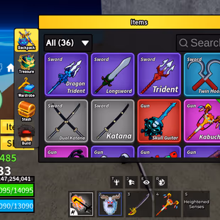 [Blox Fruits] Lv 2633 | PERM YETI, T-REX, DOUGH, PORTAL, BUDDHA | Dark Blade, CDK, TTK, Shark Anchor | Ghoul V3 | 2M Bel - Image 5