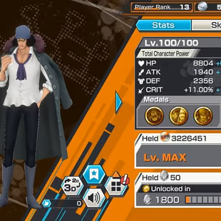 [4107][IOS+ANDROID] 7 EX META MAX - Blackbeard + Whitebeard + Saturn + Kuzan + Zephyr + Kid Law + Roger, Solo Fresh - Image 5