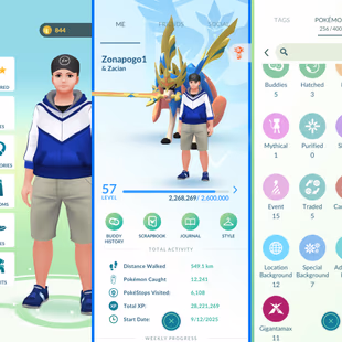 Super Cheap ! Team Blue ! Lvl 57 ! 106 Legendary ! 57 Shiny ! 12 Perfect ! 1 Mythic ! 18 Shadow ! Instant Delivery - Image 1