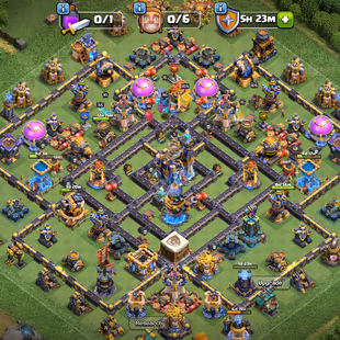 Th18 Almost Max | [6-Hero Maxed] | [Blacksmith [11-Epic Almost Max] | Wall Max Full |  Defence Max | XP-241 | NC-Yes | B - Image 1