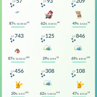 SHINY LEGENDARY KYUREM - LEVEL 70 - 212 SHINY - 18 LEGENDARY || 7-10M STARDUST - AVAILABLE - Image 7