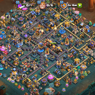 XP 242 | TH18 FULL MAX | DRAGON DUKE LVL 18 | 46 SKINS | NICE EQUIPMENT | 10 SCENERY | FULL MAX BUILDER BASE - Image 3