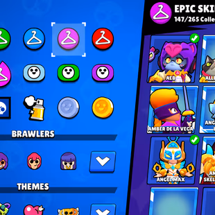 BEST DEAL 🔥| 394 Skins |92k 🏆 | 99 Brawler  | 83 power 11 | 70 hyper | IOS and Android | Full Access | Insta - Image 8