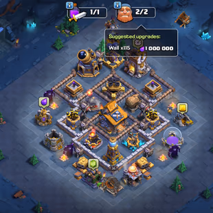 🔥Xp-235🔥 || Th18 || High Epic Equipment || Heroes 85-93-70-71-41-2 || Only Walls Low || 6 Builders || Nc Free - Image 6