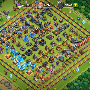 RARE OFFER [TH18] MAX DEFENCE || HERO 82-87-52-80-55 || 9 EPIC EQUIPMENT MAX || HIGH WALLS || 201 XP LEVEL || CHEAP - Image 2