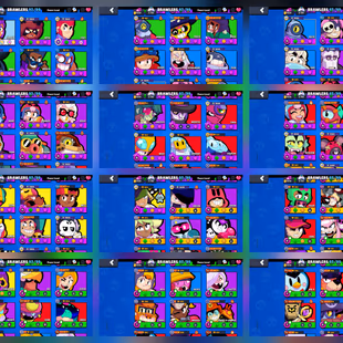 OG Skins ID 2020 | Trophy 41.6K | 18x Titles | All Brawlers (51x Max) 70x Hypercharge | 309x OG Skins | 21x Max Tier - Image 4