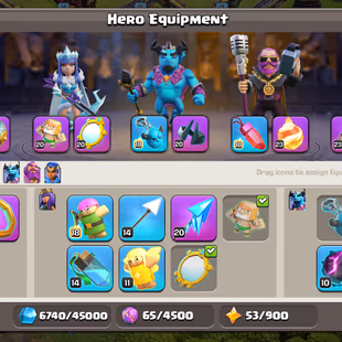 🔥[ TH-18 NEAR MAX ] XP 252🔥WALLS MAX || HEROS: BK 91 AQ 98 MP 71 GW 72 RC 48 || RS 23 FB 23 EB 24 GG 20 SB 20 MM 20 - Image 8