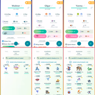 🍓LVL 56 ACCT 2019 / LUGIA HO-OH ZAPDOS MOLTRES / 522 TRADEABLE | 54 LEGENDARY  | 81 SHINY  | 27 HUNDO 💯 IV /RARE ACCT  - Image 4