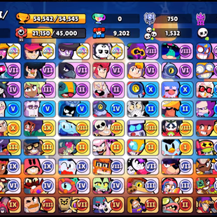 FREE CHANGE NAME | 10 TITLES | 292 SKINS | 54.500 TROPHY | 98 BRAWLERS | 34 HYPERCHARGED | 53 MAXED BRAWLERS | 1 BUFFIES - Image 3