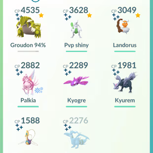 Level 60 Shundo Kyogre | Many shiny Legendary | Shiny Mewtwo  - Image 5
