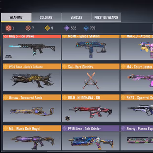 CODM BEST DEAL ALL demands GUNS-7X MYTHICAL WEAPONS 9X LEGENDARY-1X MYTHICAL SOLDIER 1X LEGENDARY-2X LEGENDARY VAHICALS - Image 5