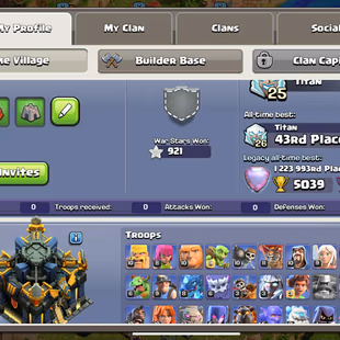 🔥Rare Germany Local🔥 || Th17 || High Epic Equipment || Heroes 73-83-63-70-45 || 6 Builders || NC 1k Gems || Cheapest - Image 2