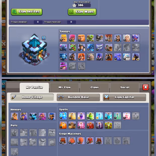 [BEST TH13] 5x-EPIC EQUIP ⚡ 471 CWL MEDALS ⚡ 165 XP | MAGIC ITEMS | 469 GEMS | HERO'S 53-72-42-43-14  | INSTANT DELIVERY - Image 3