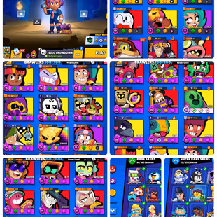 62k TROPHIES|83 MAXED BRAWLERS|80 HYPERCHARGED|340 SKINS|ANTIVIRUS 8-Bit|BEAR SHADE RARE SKINS|SHELLY|COLT|800 PINS|4 - Image 2