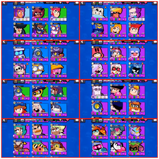 🔥 [MOST RARE] 6 DIGIT TAG | STAR SHELLY WITCH SHELLY | 500 SKINS | METEORIC FAME 2 | 96K TROPHIES | ALL MAXED BRAWLERS - Image 2