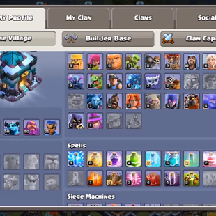 TH 13 Max l Rename FREE l Heroes 75 75 50 50 25 23 22 l Scenery And More Items l Heo Equipment l Best Cheap Price  - Image 2