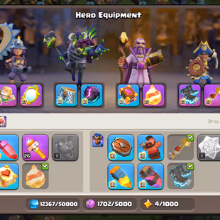 [F1] TH-18 200 WALLS MAXED | FULL MAXED DEFENCE | HERO 105-105-94-80-55-12 | 8 EPIC MAXED | 2 EPIC LVL 26 | MAX B.BASE - Image 7