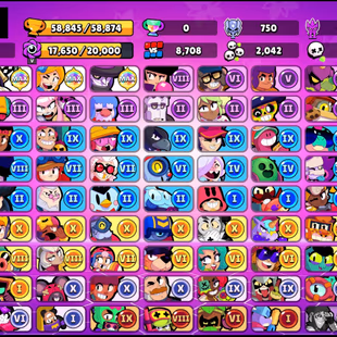 11.11 PIN | HEROINE BIBI | 279 SKINS | 58.800 TROPHY | 96 BRAWLERS | 21 HYPERCHARGED | 24 MAXED BRAWLERS | 1 BUFFIES - Image 3