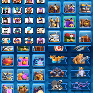 KT 15 🌸 Lv70 🌸 6.6k Gems | Maxed CR | 94 Elites Level 15 n 120 Max Cards | 189 Emotes | 22 Evos |  7 Digit Tag | Rare - Image 5