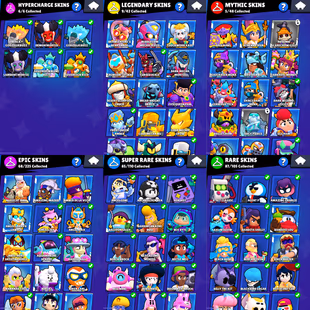 🔥TROPHIES 77777🔥 BRAWLERS 95 [] MAX BR 59 [] HYPER 37 [] SKINS 260 - Image 8