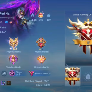 ML 364 legend Alucard Naruto suyou HXH Dyrotth aspirant Ruby Chang'e prime Claude Beratix LUCKYBOX 5 star 2 champion Br - Image 2