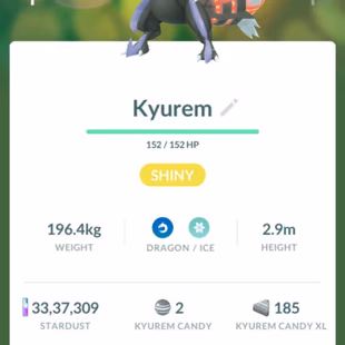 10 TRADABLE SHINY LEGENDARY [] 206 LEG [] 108 SHINY [] LEVEL 60 [] 25 SHINY COSTUME [] WHITE BLACK KYUREMS [] CHEAP - Image 7