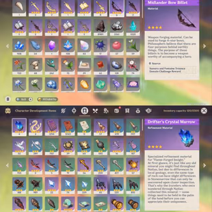 All Platform - EU - AR60 - 80 Character 33 5'Star  -12 Weapon 5'Star - Nefer - Mavuika - Arlecchino - Neuvillette - Xilo - Image 2