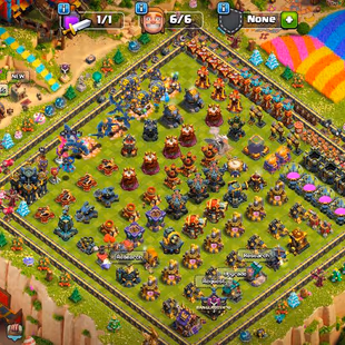 🔥INSANE 101K HIGH GEMS TH 17🔥 HEROS:-96-96-74-71-46 | CRAZY EQUIPMENT LEVEL | 2X LEAGUE SKINS AND SCENERY | INSTANT  - Image 2