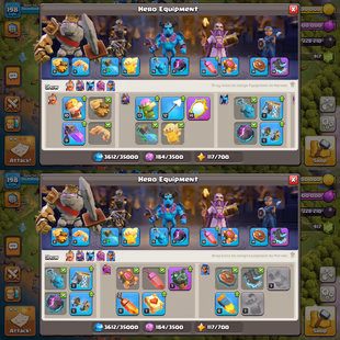 TH-13 ALMOST MAXED! XP-198! CHILD ID! 3X EPIC EQUIPMENTS! FULL MAX TROOPS! HEROES:-70-73-48-50-25! MAX WALLS! BEST DEAL - Image 5