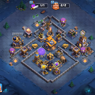 🔥[ TH-18 NEAR MAX ] XP 252🔥WALLS MAX || HEROS: BK 91 AQ 98 MP 71 GW 72 RC 48 || RS 23 FB 23 EB 24 GG 20 SB 20 MM 20 - Image 5