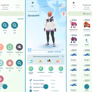 SHINY LEG GROUDON [] KYGORE - ZAMZENTA - 51 LEGENDARY [] LEVEL 50 [] 8 SHINY [] RENAME AVAILABLE [] INSTANT AVAILABLE [] - Image 5