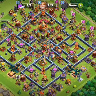 🌲[ PREMIUM TH-16 ]🌲E.BOOT [MAX] || HEROS: 43-84-44-23-30 || STRONG DEF - TROOPS || FAST DELIVERY  ||  - Image 1