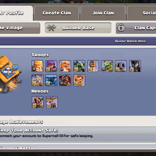 🔥Xp-230🔥 || Th18 Only Walls Low || Heroes 100-105-60-80-45 || High Epic Equipment || 6 builders || NC 1k Gems || Cheap - Image 8