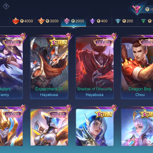 HYPER BASED PREMIUM ACCOUNT ||CHOU FULL SET || 1100 COA|| 720 DIAMOND|| LEGEND-1 | GRAND-11 | EXQUISITE 9|| SKINS 410||  - Image 6