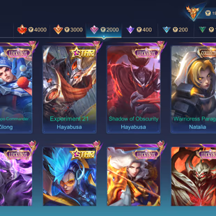 EX IMOEMBLEM MAX HERO MAX SKIN 492 1 LEGEND 5 CC KOF KARINA GUSION CHOU GUIN DYROTH ASPIRANT VEXANA CHANGE NARUTO SAKUKE - Image 7