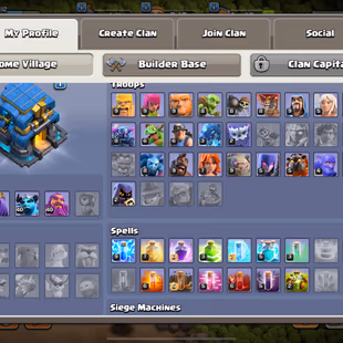 2019 TREE - FULL MAX TH 12 - HEROES MAX - 1556 WWS - 500 GEMS - PIXEL SCENERY - INSTANT AVAILABLE - Image 5